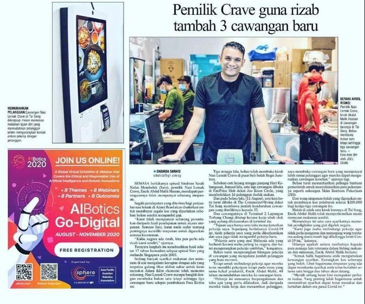 Pemilik Crave guna rizab tambah 3 cawangan baru