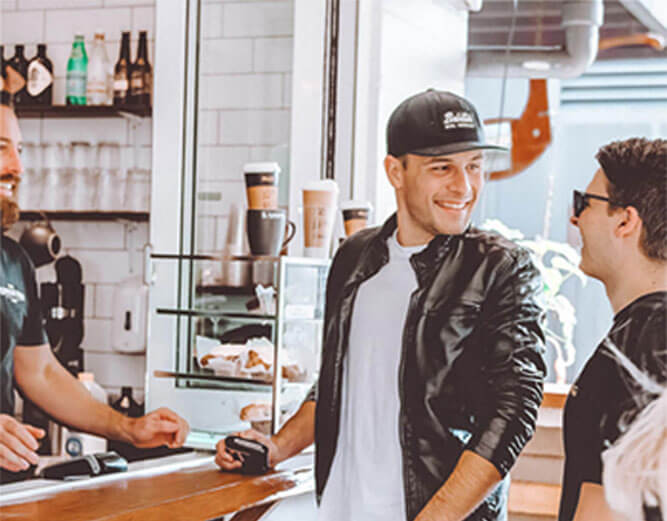 people ordering food in restaurant